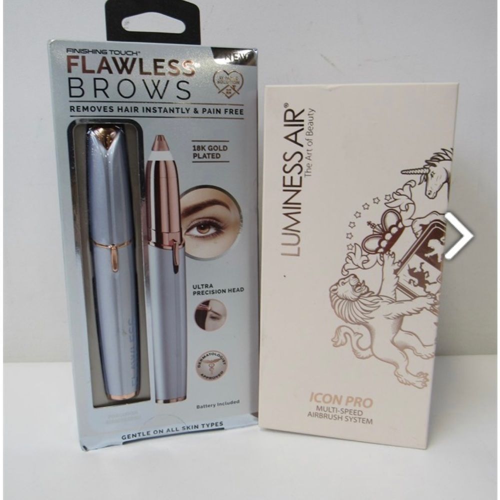 Brands: Luminess & Flawless Brows
Model: Airbrush System & Brow Grooming Device